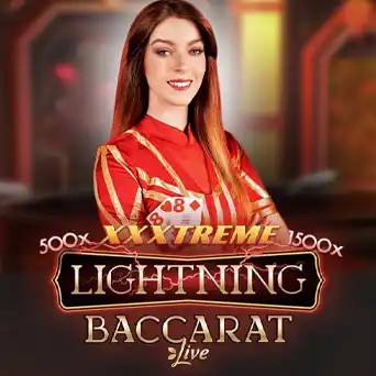 Lightning Baccarat by Evolution, showcased at psk.casino – game logo